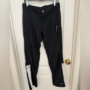 Nike Black Cargo Pants with White Accents